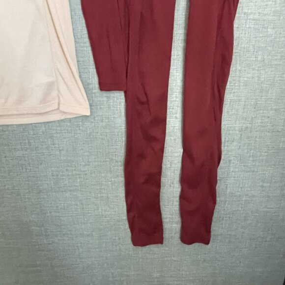 Craft Baselayer Set Women s Extra Small Pink Red Rhubarb Core Warm Pant Top New - Picture 5 of 8